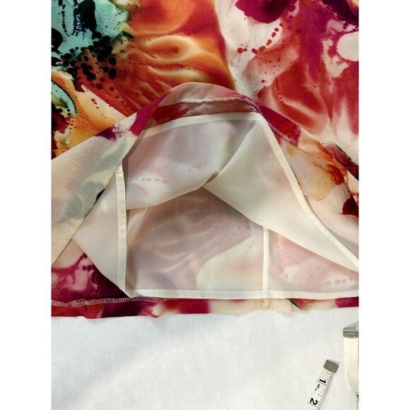 Alice & Olivia Dress Silk Shift Spring Floral Summer Cottagecore - Size XS - Picture 6 of 8